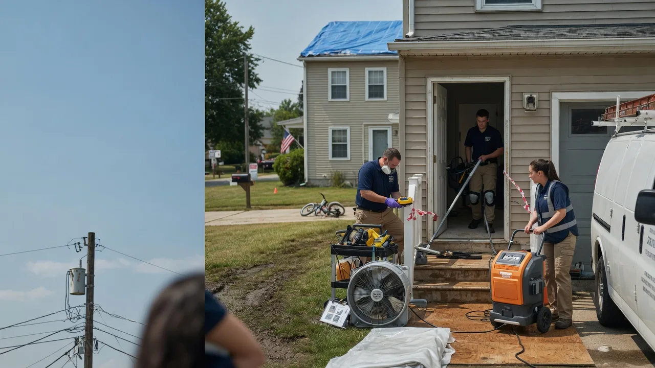 Water Damage Repair in Fairmount, IN near me